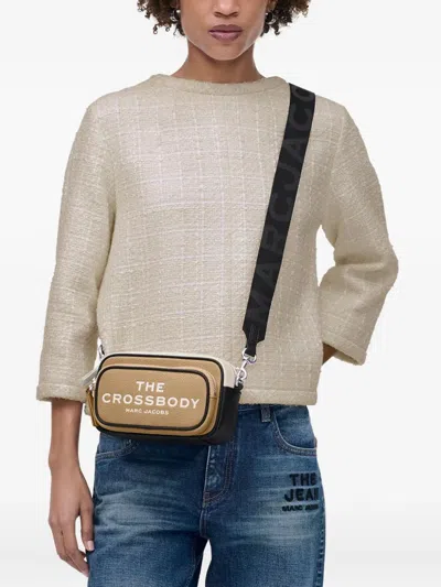 Marc Jacobs Colorblock Leather Crossbody Bag In Neutral