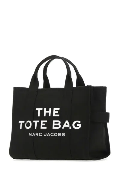 Marc Jacobs The Medium Tote Bag In Canvas In Black