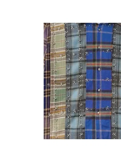 Vale Splash Zone Flannel Patchwork Shirt In Multi