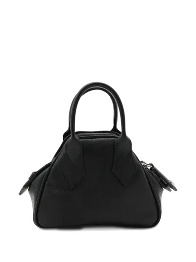 Vivienne Westwood Triangular Silhouette Leather Tote Bag In Black