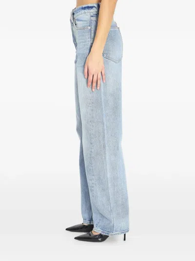 Alexander Wang Medium-waist Float Jeans In Blue