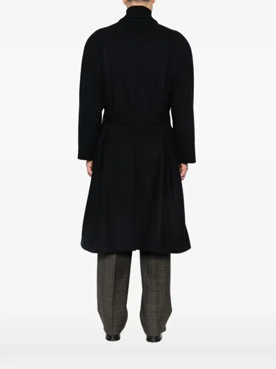 Marsēm Coat With Belt In Blue