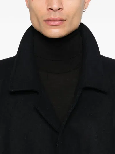 Marsēm Coat With Belt In Blue