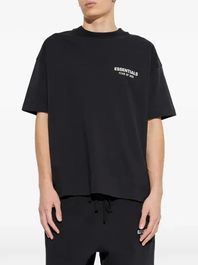 Essentials Logo-print T-shirt In Black