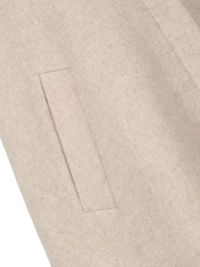 Tomboy Button Collar Coat In Multi