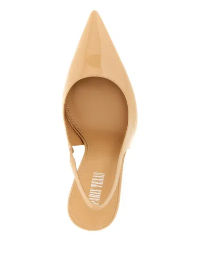 Paris Texas Lidia Slingback Pumps Pointed Toe Stiletto In Brown