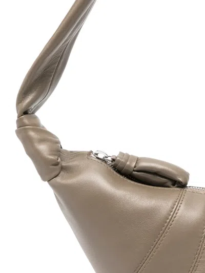 Lemaire Small Croissant Bag In Brown