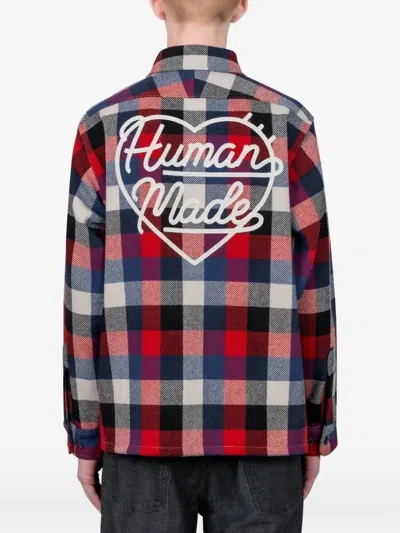 Human Made Checked-pattern Pocket Shirt Jacket In Multi