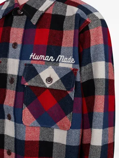 Human Made Checked-pattern Pocket Shirt Jacket In Multi