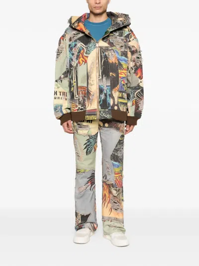 拼贴设计拉链夹克