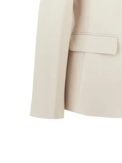 Weekend Max Mara Notched-lapel Blazer In Neutral