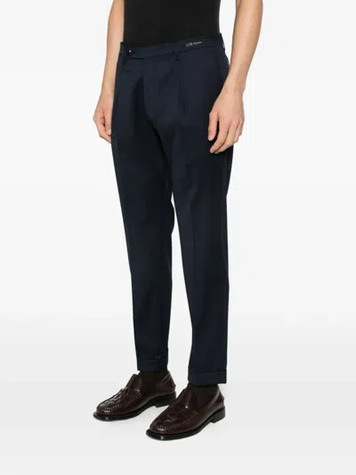 Michael Coal Tailored Trousers In Blue