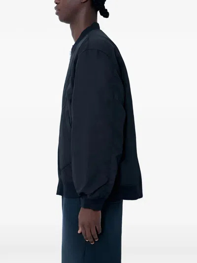 Champion Nowhere University Bomber Jacket In Blue