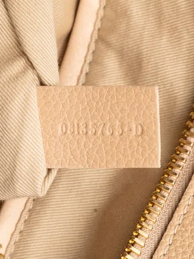 Pre-owned Chloé 2008 Medium Leather Paraty Satchel In Brown