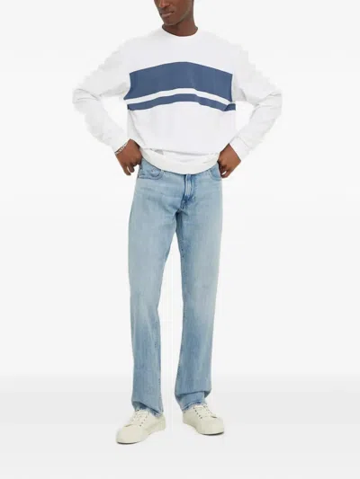 G-star Raw Logo-patch Denim Jeans In Blue