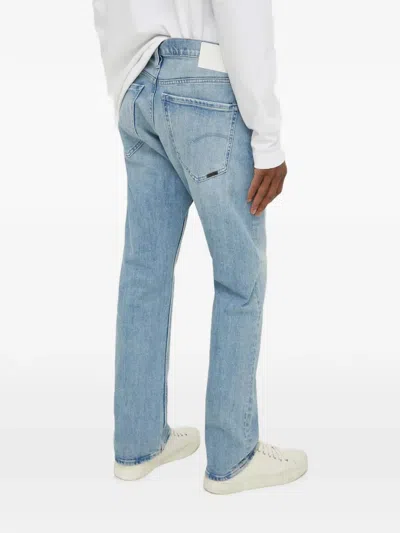 G-star Raw Logo-patch Denim Jeans In Blue