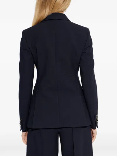 Max Mara Double-breasted Jacket In Blue