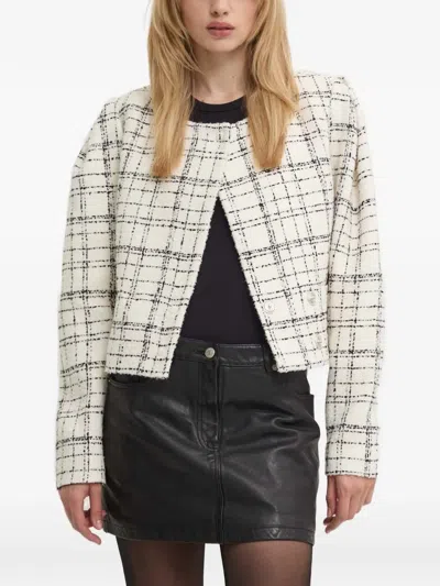 Iro Plaid Jacket In Neutral
