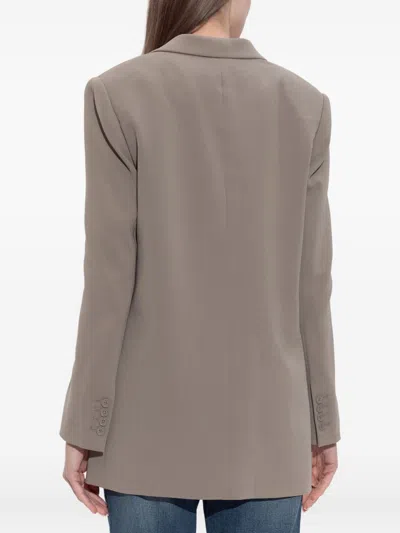 Michael Michael Kors One-button Blazer In Brown