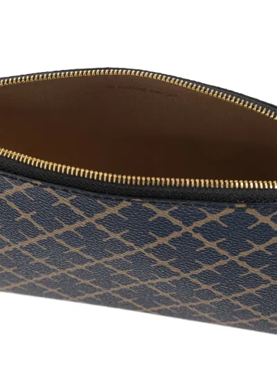 By Malene Birger Patterned Zip-closure Make Up Bag In Blue