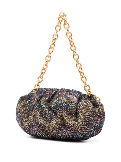 Missoni Zigzag-pattern Shoulder Bag In Multi