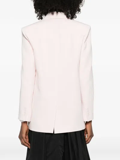 Max Mara Long-sleeved Suit Jacket In Pink
