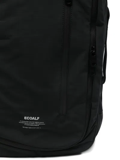 Ecoalf Logo-print Backpack In Black