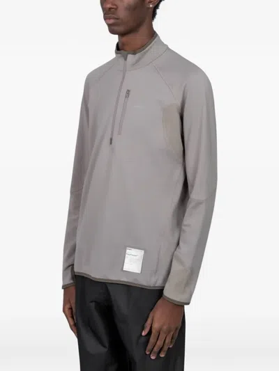 Satisfy Half-zip Sweatshirt In Gray