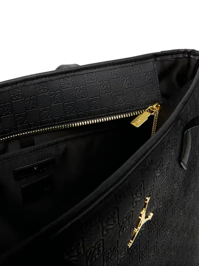 Jordan Monogram Zip-fastening Tote Bag In Black