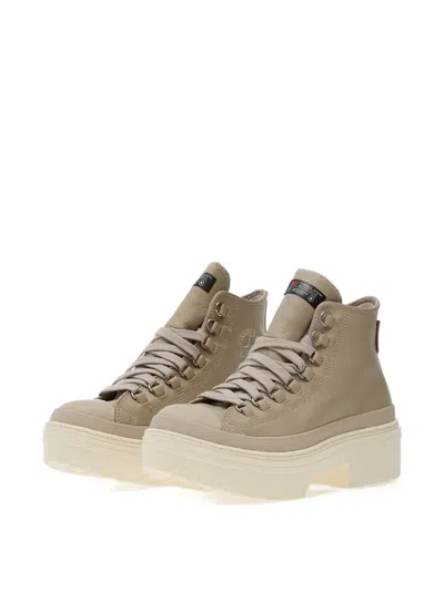 Converse Chuck Taylor All Star Lugged-heel Platform Leather Boots In Multi