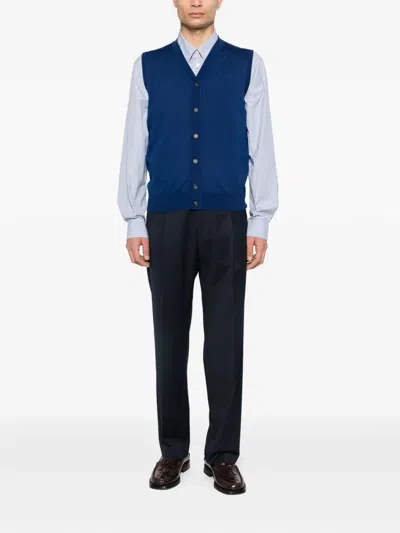 Michael Coal Tailored Trousers In Multi