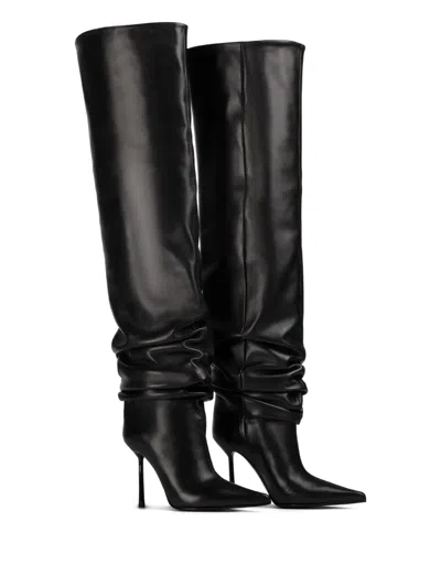 Le Silla Bella Stiletto Boots In Black