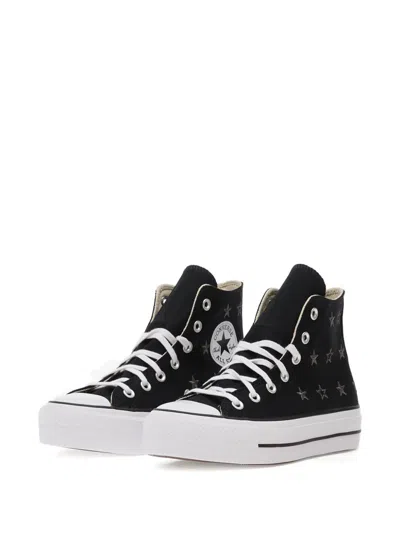 Converse Chuck Taylor Star-embellishment Platform-sole Sneakers In Multi