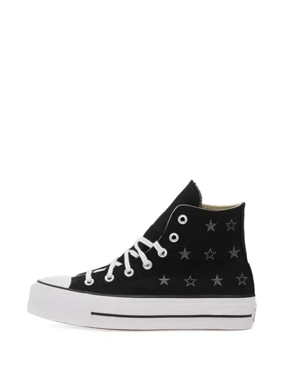 Converse Chuck Taylor Star-embellishment Platform-sole Sneakers In Multi