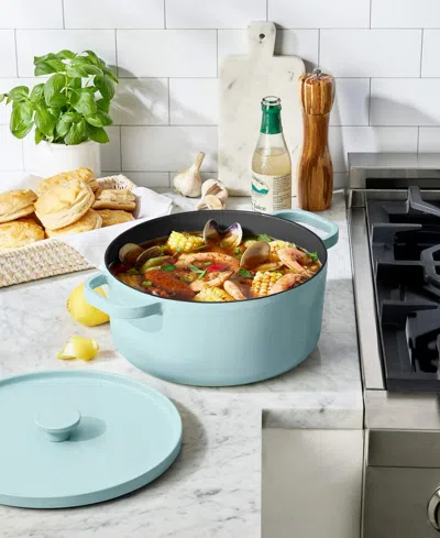 The Cellar Enameled Cast Iron 6-qt. Dutch Oven, Exclusively At Macy's In Gray