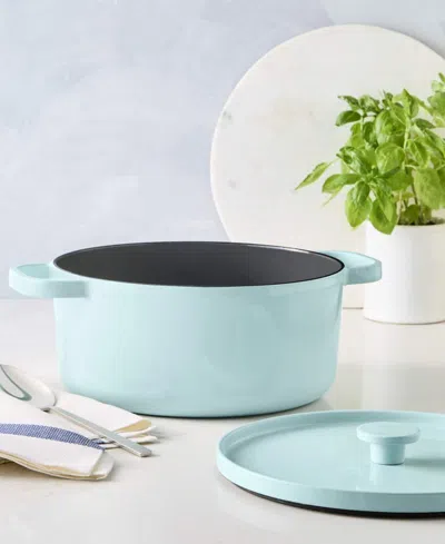 The Cellar Enameled Cast Iron 6-qt. Dutch Oven, Exclusively At Macy's In Gray