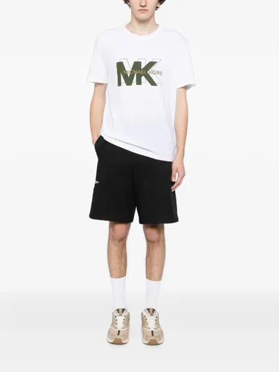 Michael Kors Logo-embossed T-shirt In White