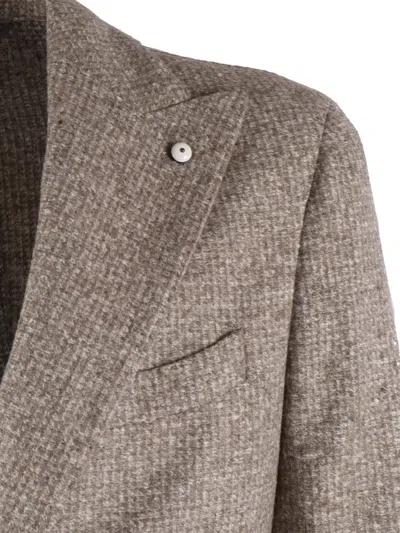 L.b.m 1911 L.b.m. 1911 Single-breasted Jacket In Brown
