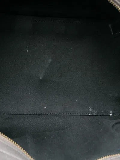 Pre-owned Saint Laurent 2000-2012 Small Sheepskin Cabas Chyc Satchel In Gray