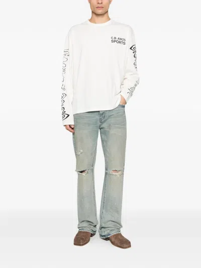 Cole Buxton Graphic Long-sleeve T-shirt In Multi