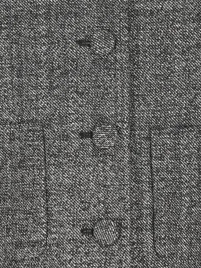 Gucci Wool Blazer Cropped Collar Long Sleeves Pockets In Gray