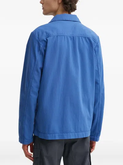 G-star Raw Buttoned Jacket In Blue