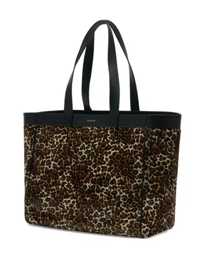 Anine Bing Medium Rio Leopard-pattern Tote Bag In Multi