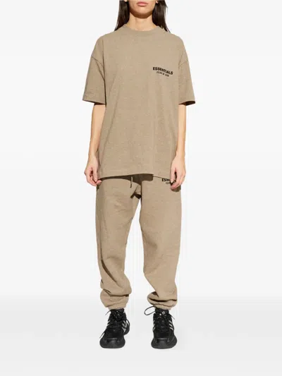 Essentials Logo-detail T-shirt In Neutral