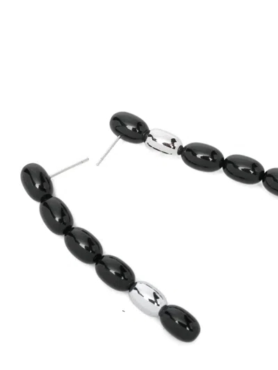 Heaven Mayhem Edith Drop Earrings In Black