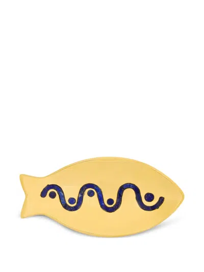 Jonathan Adler Ja Clam Shell Decorative Tray In Gold