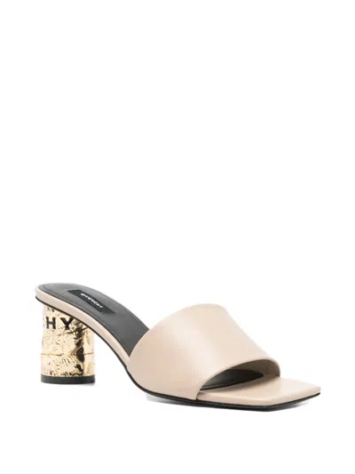 Givenchy Tape Square-toe Sandals In Neutral