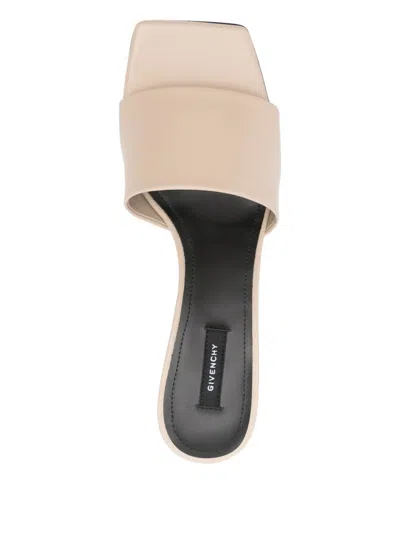Givenchy Tape Square-toe Sandals In Neutral