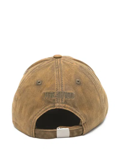 Attico Baseball Cap Curved Brim Six Panel Structure In Brown