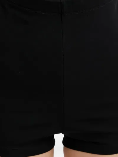 Rick Owens Dirt Bolan Cut Off Elasticed-waisted Shorts In Black